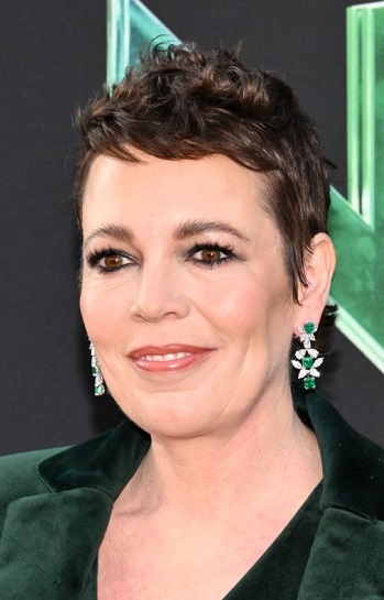 Olivia Colman - Pixie Mullet Haircut (2023) - [Hairstylist: Marcus Francis] - 20230613