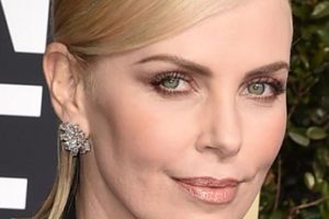 Charlize Theron – Chic Side Part Bob – 76th Annual Golden Globe Awards