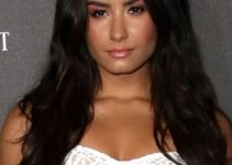 Demi Lovato – Long Curled Hairstyle – Roc Nation’s Pre-GRAMMY Brunch