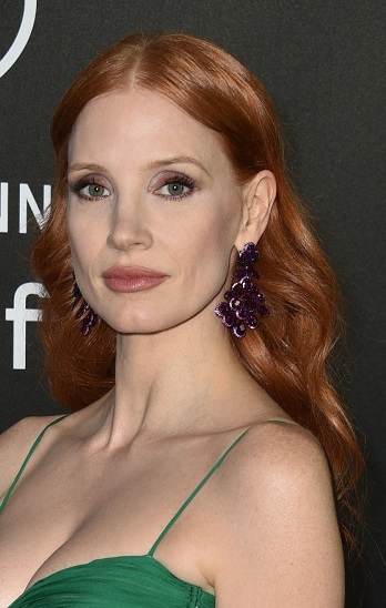Jessica Chastain - Long Curled Hairstyle - 20210709