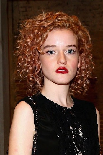 Julia Garner - Red Copper Curly Hairstyle - 20150903