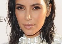 Kim Kardashian – Slicked Back Shoulder Length Hairstyle – Daily Front Row’s 3rd Annual Fashion Awards