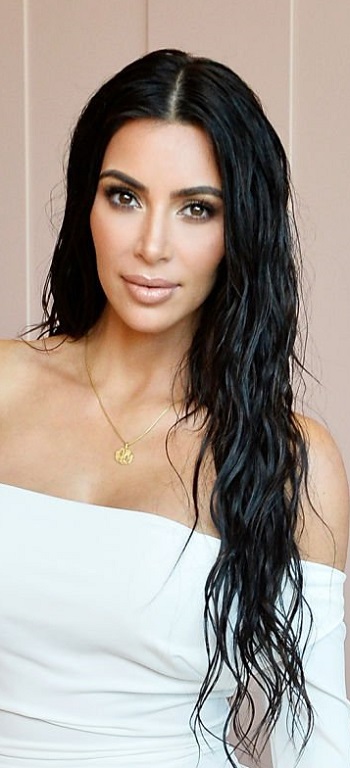 Kim Kardashian - Ultra Long Beachy Wet Look Hairstyle - [Hairstylist: Chris Appleton] - 20170620