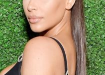 Kim Kardashian – Ultra Long High Ponytail – KKWxMario Dinner