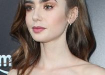 Lily Collins – Pinned Back Curled Hairstyle – “The Last Tycoon” TV Series Los Angeles Premiere
