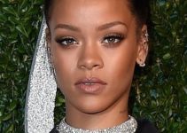 Rihanna – Elegant Updo – British Fashion Awards