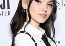 Dove Cameron – Long Curled Pinned-Back Hairstyle (2023) – The Daily Front Row Fashion Media Awards 2023