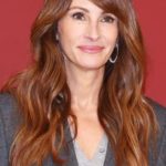 Julia Roberts - Long Curled Deep Side Part Hairstyle (2023) - [Hairstylist: Serge Normant] - 20230923