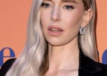 Vanessa Kirby – Long Subtle Wave Hairstyle (2023) – Veuve Clicquot’s SOLAIRE CULTURE Exhibition Opening