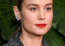 Brie Larson – Deep Side Part Low Ponytail (2023) – Chanel and Charles Finch Pre-Oscar Awards Dinner