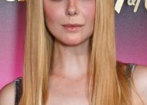 Elle Fanning – Sleek Like Silk Hairstyle (2023) – Rabanne H&M Collection Launch