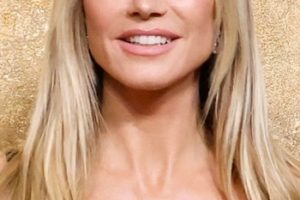Heidi Klum – Long Straight Hairstyle/Peek-a-Boo Bangs (2023) – Clooney Foundation for Justice’s 2023 Albie Awards