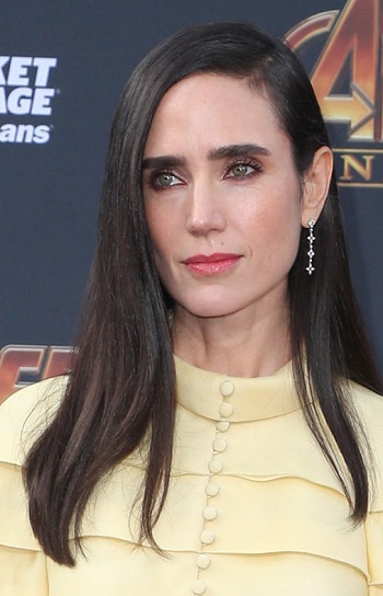 Jennifer Connelly - Deep Side Part Hairstyle - 20180423