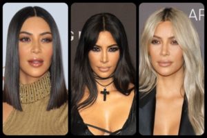 Kim Kardashian Hairstyles Feature Collage