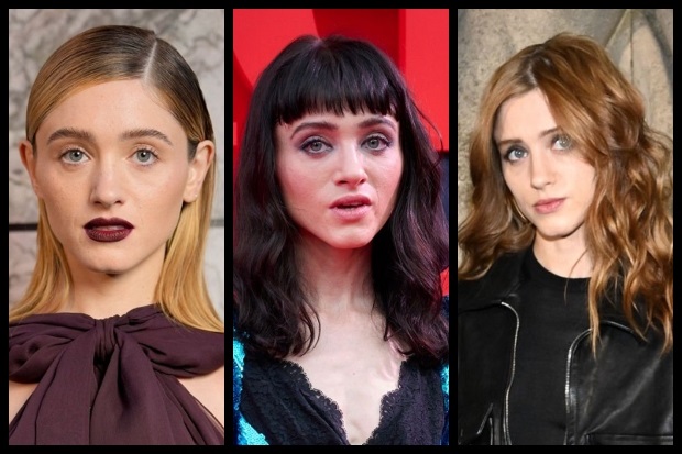 Natalia Dyer Hairstyles Feature Collage