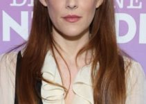 Riley Keough – Long Curled Hairstyle (2023) – Deadline Contenders Television