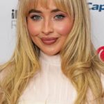 Sabrina Carpenter - Long Curled Hairstyle/Straight Across Bangs (2023) - 20231208