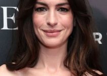 Anne Hathaway – Long Straight Hairstyle (2023) – “She Came To Me” New York Screening