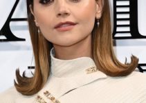 Jenna Coleman – Sleek Shoulder Length Flip – Evening Standard Theatre Awards 2023