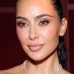Kim Kardashian - Wet-Look High Curly Ponytail - (2023) - [Hairstylist: Chris Appleton] - 20231104