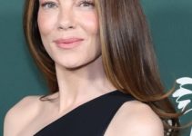 Michelle Monaghan – Long Straight Hairstyle – 2023 Baby2Baby Gala