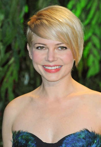Michelle Williams - Short Edgy Combover - [Hairstylist: Mark Townsend] - 20130228