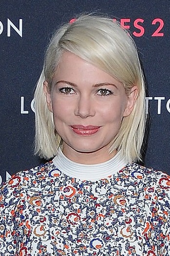 Michelle Williams - Shoulder Length Straight Hairstyle - 20150205