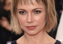 Michelle Williams – French Bob/Spiky Baby Bangs – “Manus x Machina: Fashion In An Age Of Technology” Costume Institute Gala