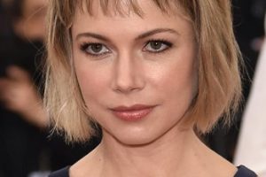 Michelle Williams – French Bob/Spiky Baby Bangs – “Manus x Machina: Fashion In An Age Of Technology” Costume Institute Gala