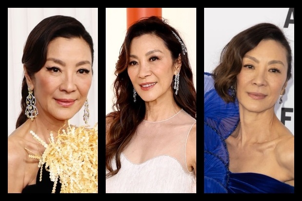 Michelle Yeoh Hairstyles Feature Collage