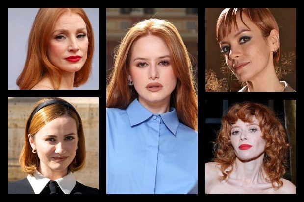 Redheads Trending on the Red Carpet Right Now Hairstyles Feature Collage