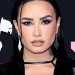 Demi Lovato - Long Slicked-Back Hairstyle (2023) - [Hairstylist: Alyx Liu] - 20230912