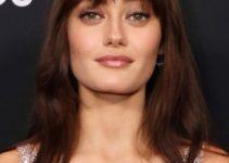 Ella Purnell – Long Straight Hairstyle/Wispy Bangs (2023) – The Game Awards
