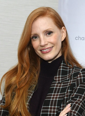 Jessica Chastain - Long Curled Hairstyle (2023) - 20231205