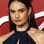 Lily James - Luxe Shiny Hairstyle (2023) - [Hairstylist: Halley Brisker] - 20231204