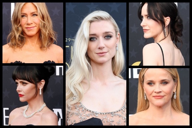 29th Annual Critics Choice Awards Hairstyles Feature Collage