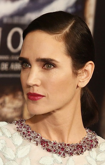 Jennifer Connelly - Deep Side Part Ponytail - [Hairstylist: Andy LeCompte] - 20140317