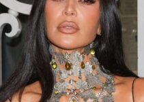 Kim Kardashian – Silky Long Straight Hairstyle (2024) – Paris Fashion Week