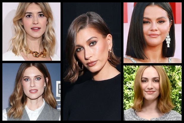 Medium Length Hairstyles Inspo Fall 2023 Feature Collage