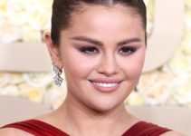 Selena Gomez – Elegant Updo (2024) – 81st Annual Golden Globe Awards