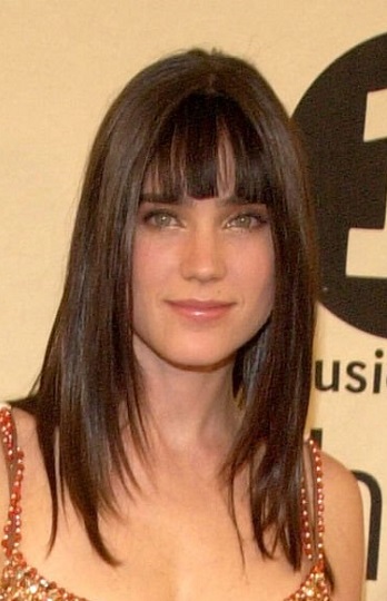 Jennifer Connelly - Long Straight Hairstyle/Bangs - 20000101