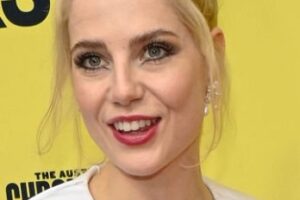 Lucy Boynton – Understated Updo (2024) – “The Greatest Hits” World Premiere
