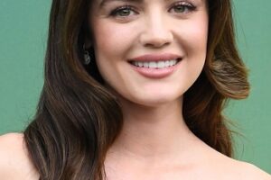 Lucy Hale – Glamorous Long Curled Hairstyle – 2024 People’s Choice Awards
