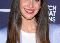 Alison Brie – Long Straight Hairstyle/Wispy Bangs (2024) – “Watch What Happens Live” Appearance