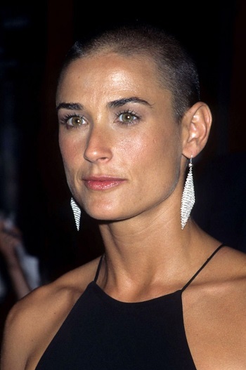 Demi Moore - Shaved Head - 1997