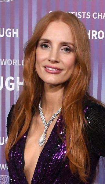 Jessica Chastain - Long, Loose-Curled Hairstyle (2024) - [Hairstylist: Renato Campora] - 20240413