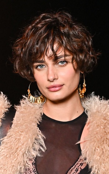 Taylor Hill - Short Curly Bob (2024) - [Hairstylist: Marty Harper] - 20240229